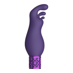 Royal Gems Exquisite Rechargeable Silicone Bullet Purple Royal Gems Exquisite Rechargeable Silicone Bullet Purple