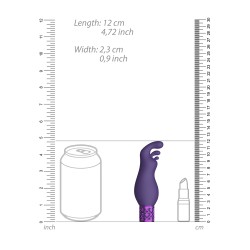 Royal Gems Exquisite Rechargeable Silicone Bullet Purple Royal Gems Exquisite Rechargeable Silicone Bullet Purple