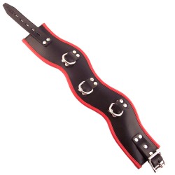 Rouge Garments Black And Red Padded Posture Collar Rouge Garments Black And Red Padded Posture Collar