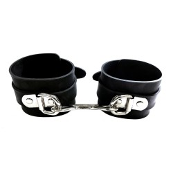 Rouge Garments Black Rubber Wrist Cuffs Rouge Garments Black Rubber Wrist Cuffs