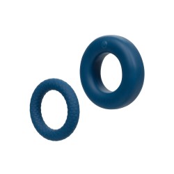 Link Up Optimum Vibrating Cock Ring Set Blue Link Up Optimum Vibrating Cock Ring Set Blue