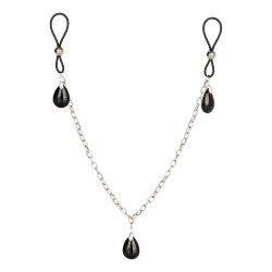 Nipple Play Non Piercing Nipple Chain Jewellery Onyx Nipple Play Non Piercing Nipple Chain Jewellery Onyx