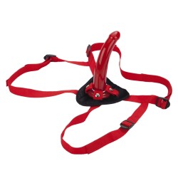 Sophias Red Rider Strap On Dildo Sophias Red Rider Strap On Dildo