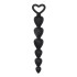 Black Silicone Anal Beads