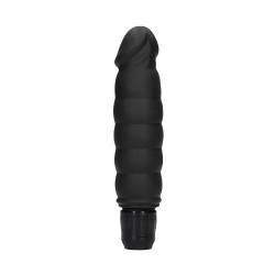 Ribbed Vibrator Black Ribbed Vibrator Black