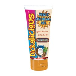 Dickalicious Flavoured Lube  2oz Pina Colada Dickalicious Flavoured Lube  2oz Pina Colada