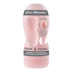 Zero Tolerance Pop And Toss Stroker Flesh Pink Zero Tolerance Pop And Toss Stroker Flesh Pink