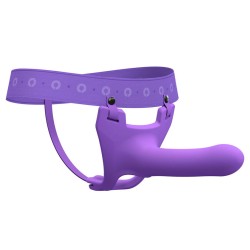 Zoro Silicone Strap on System With Waistbands Purple 5.5 Inch Zoro Silicone Strap on System With Waistbands Purple 5.5 Inch