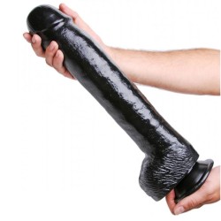 XR The Black Destroyer Huge Suction Cup Dildo XR The Black Destroyer Huge Suction Cup Dildo