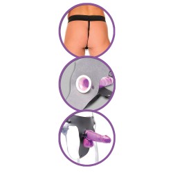 Fetish Fantasy Hollow Purple Delight Strap On Dildo Fetish Fantasy Hollow Purple Delight Strap On Dildo