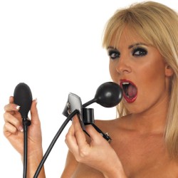 Leather Inflatable Gag Leather Inflatable Gag