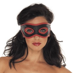 Red And Black Leather Mask Red And Black Leather Mask