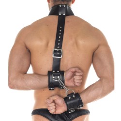 Leather Cuff And Neck Set Leather Cuff And Neck Set