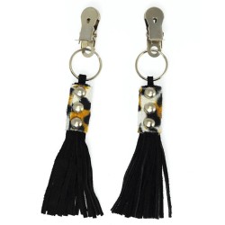 Nipple Clamps With Animal Print Nipple Clamps With Animal Print